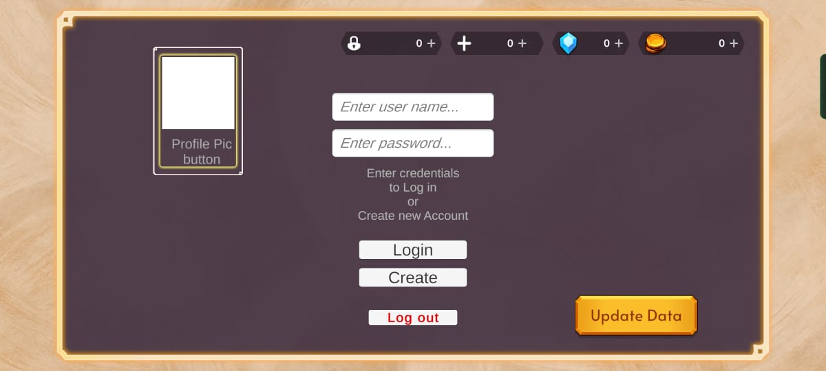 Custom Login and Cloud Game Data System